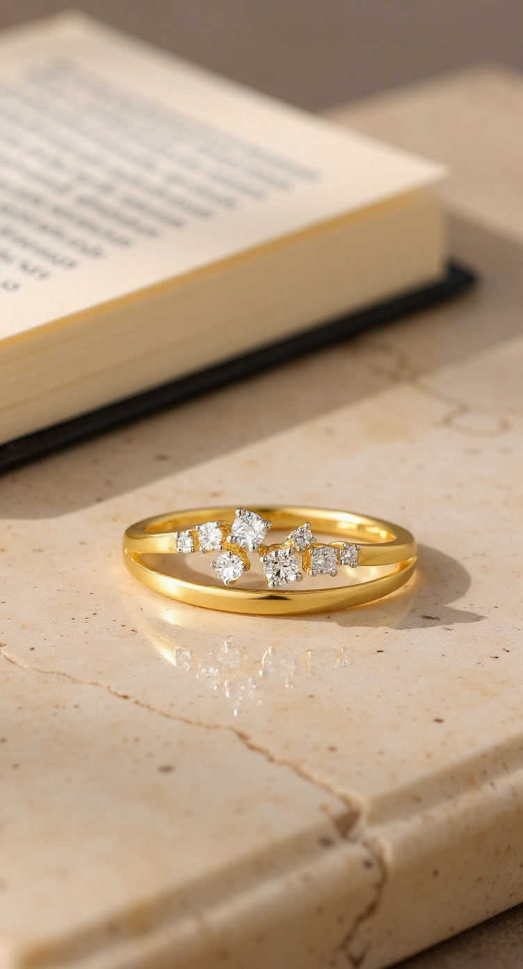 VISTOSO 14K Gold Diamond Ring